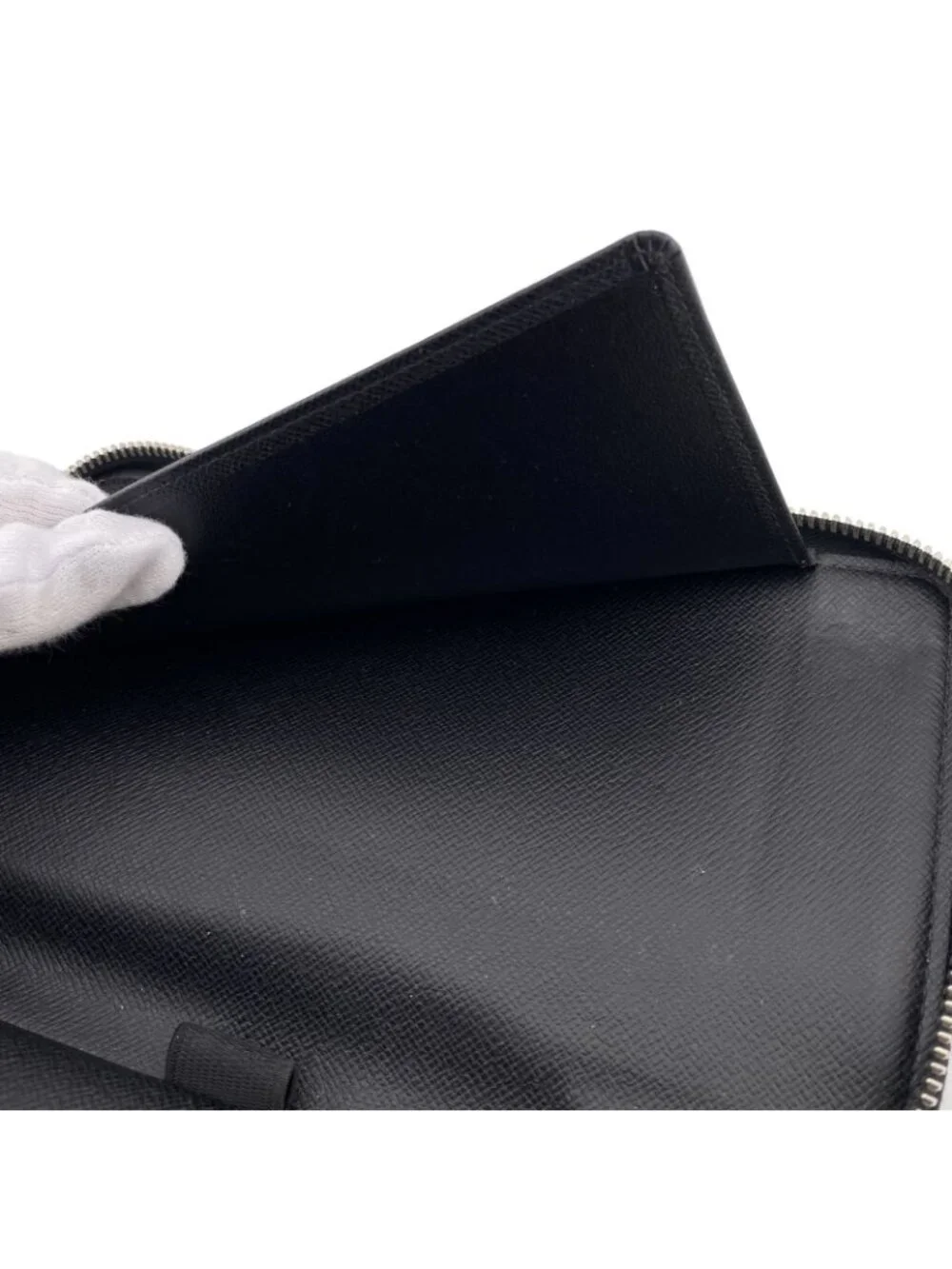 Louis Vuitton Zippy Organizer Damier Graphite Illustre Wallet Zip Around Black